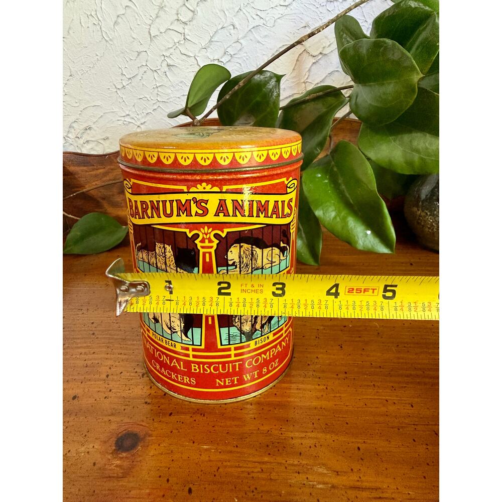 Vintage Barnum’s Animals Circus Tin Replica 1914 Design National Biscuit Co - Picture 7 of 8